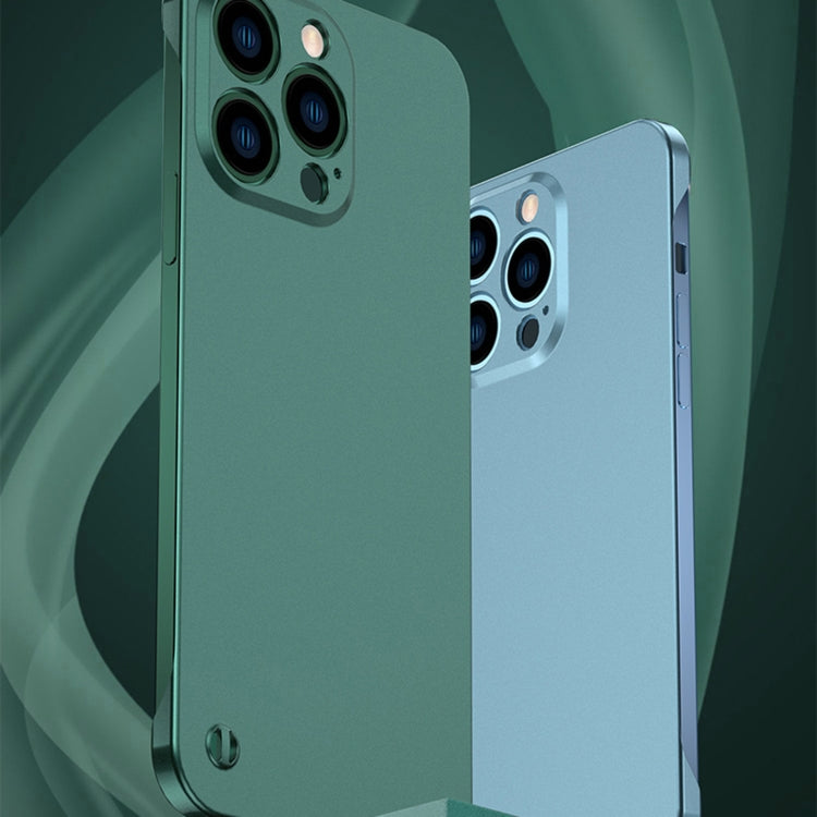 For iPhone 13 Pro Max Electroplating Frosted Frameless Phone Case (Green) - iPhone 13 Pro Max Cases by PMC Jewellery | Online Shopping South Africa | PMC Jewellery | Buy Now Pay Later Mobicred