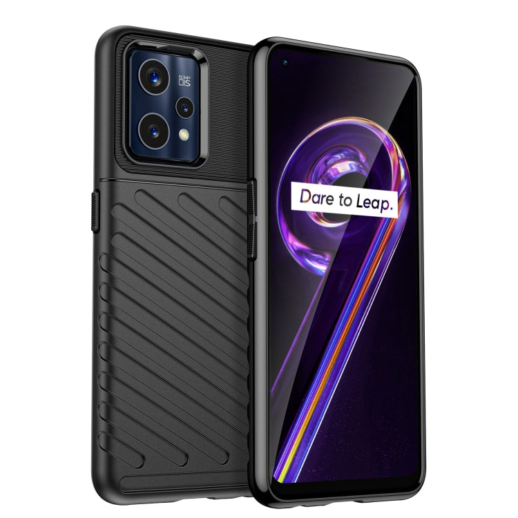 For OPPO Realme Narzo 50 Pro Thunderbolt Shockproof TPU Protective Soft Phone Case(Black) - Realme Cases by PMC Jewellery | Online Shopping South Africa | PMC Jewellery