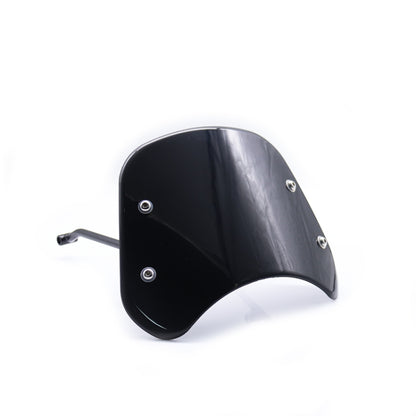 DF016-C Motorcycle Front Windshield for Benelli Leoncino Trail 500(Black) - Others by PMC Jewellery | Online Shopping South Africa | PMC Jewellery | Buy Now Pay Later Mobicred