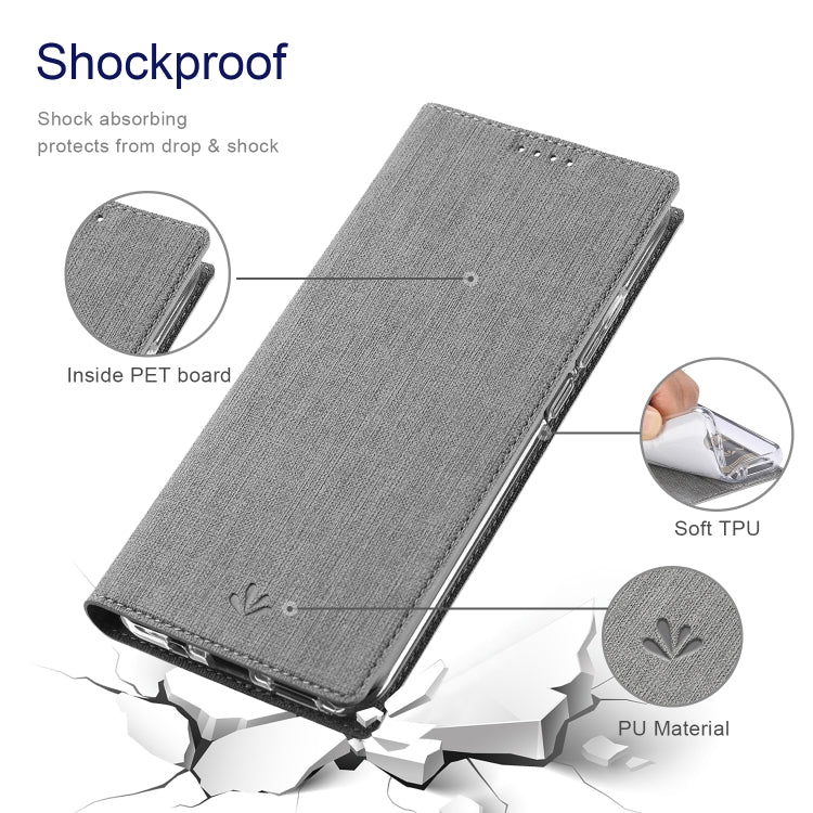 For Sharp Aquos Wish ViLi DMX Series Shockproof TPU + PU Leather Magnetic Attraction Horizontal Flip Case(Grey) - More Brand by ViLi | Online Shopping South Africa | PMC Jewellery | Buy Now Pay Later Mobicred