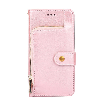 For OPPO Realme C35 Zipper Bag Leather Phone Case(Rose Gold) - Realme Cases by PMC Jewellery | Online Shopping South Africa | PMC Jewellery | Buy Now Pay Later Mobicred