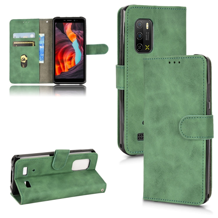 For Ulefone Armor X10 Skin Feel Magnetic Flip Leather Phone Case(Green) - free shipping - PMC Jewellery - Order now!