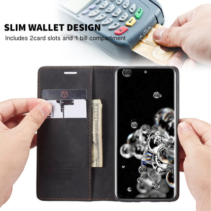 For Galaxy S20 CaseMe Multifunctional Horizontal Flip Leather Case, with Card Slot & Holder & Wallet(Black) - Galaxy Phone Cases by CaseMe | Online Shopping South Africa | PMC Jewellery | Buy Now Pay Later Mobicred