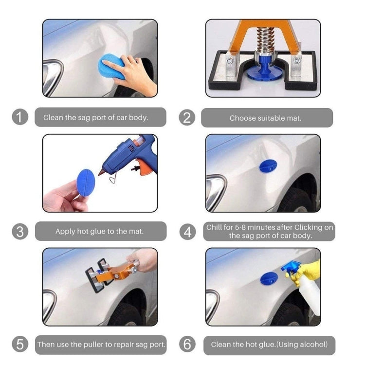 N5 104 in 1 Car Paintless Dent Removal Fender Damage Repair Puller Lifter, Plug Type:EU Plug - Sheet Metal Tools by PMC TechLife | Online Shopping South Africa | PMC TechLife | Buy Now Pay Later Mobicred