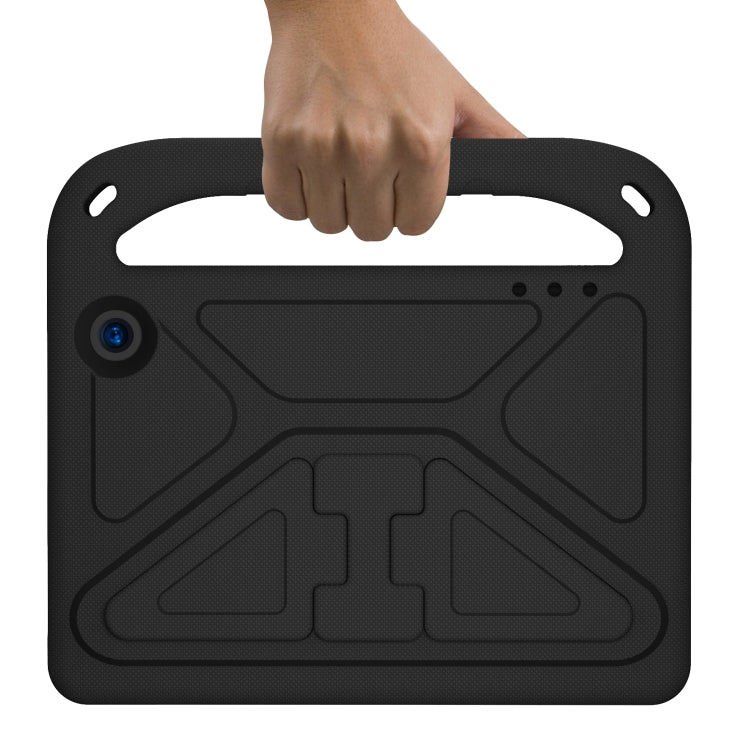 For Amazon Fire 7 2022 Handle EVA Shockproof Tablet Case with Triangle Holder(Black) - Amazon by PMC TechLife | Online Shopping South Africa | PMC TechLife | Buy Now Pay Later Mobicred