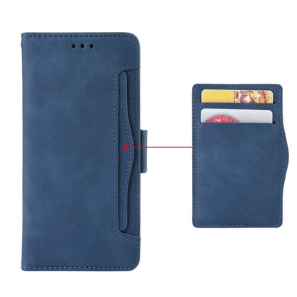 For Blackview A50 Skin Feel Calf Pattern Leather Phone Case(Blue) - More Brand by PMC Jewellery | Online Shopping South Africa | PMC Jewellery | Buy Now Pay Later Mobicred