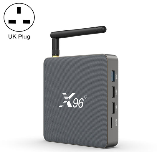 X96 X6 8K Smart TV BOX Android 11.0 Media Player, RK3566 Quad Core ARM Cortex A55, RAM: 8GB, ROM: 128GB, Plug Type:UK Plug - RK3566 by PMC Jewellery | Online Shopping South Africa | PMC Jewellery