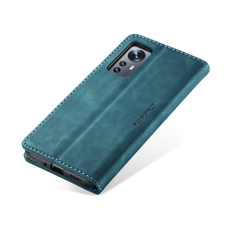 For Xiaomi 12/12X CaseMe 013 Multifunctional Horizontal Flip Leather Phone Case(Blue) - Xiaomi Cases by CaseMe | Online Shopping South Africa | PMC Jewellery | Buy Now Pay Later Mobicred