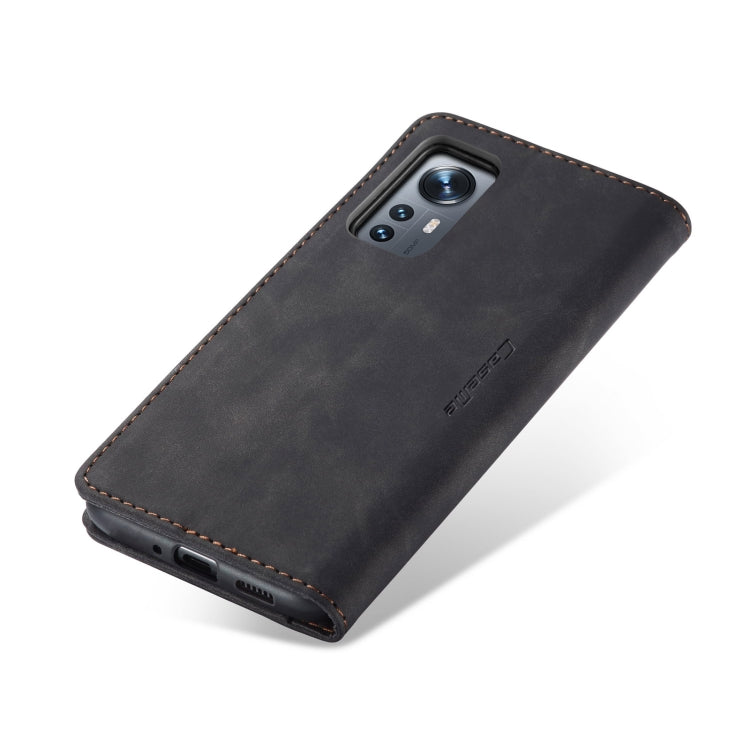 For Xiaomi 12/12X CaseMe 013 Multifunctional Horizontal Flip Leather Phone Case(Black) - Xiaomi Cases by CaseMe | Online Shopping South Africa | PMC Jewellery | Buy Now Pay Later Mobicred