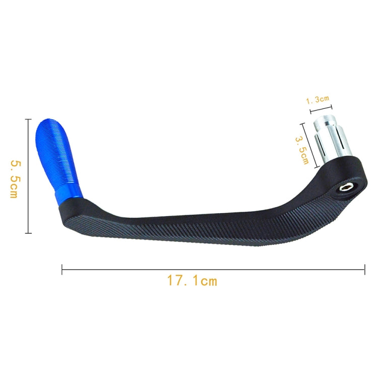 2 PCS Motorcycle Modification Accessories Striped Horn Shape Gear Brake Clutch Handbrake(Blue) - free shipping - PMC TechLife - Order now!