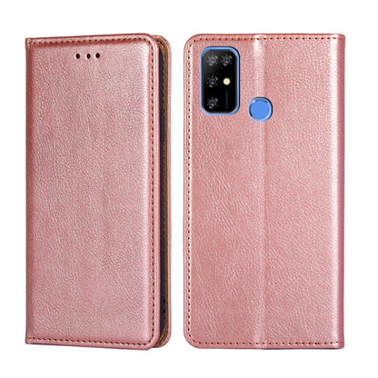 For DOOGEE X96 Pro Gloss Oil Solid Color Magnetic Leather Phone Case(Rose Gold) - Doogee Cases by PMC Jewellery | Online Shopping South Africa | PMC Jewellery | Buy Now Pay Later Mobicred