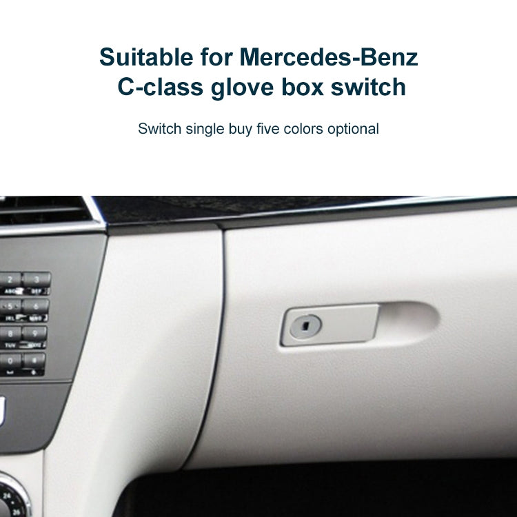 Car Glove Box Handle Switch for Mercedes-Benz W212 2008-2014, Left Driving(Grey White) - Door Handles by PMC TechLife | Online Shopping South Africa | PMC TechLife | Buy Now Pay Later Mobicred