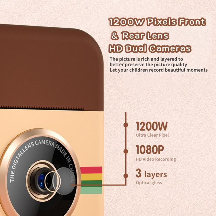 No Memory Card CP08 2.4 inch IPS HD Screen Children Instant Camera - Children Cameras by PMC TechLife | Online Shopping South Africa | PMC TechLife | Buy Now Pay Later Mobicred
