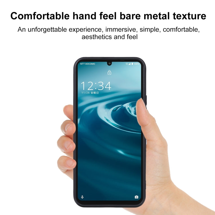 For Sharp Aquos Sense 6 TPU Phone Case(Black) - More Brand by PMC TechLife | Online Shopping South Africa | PMC TechLife