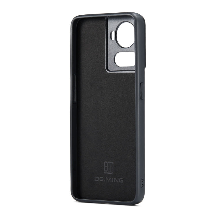 For OnePlus Ace/10R DG.MING M1 Series 3-Fold Multi Card Wallet + Magnetic Phone Case(Green) - OnePlus Cases by DG.MING | Online Shopping South Africa | PMC TechLife | Buy Now Pay Later Mobicred