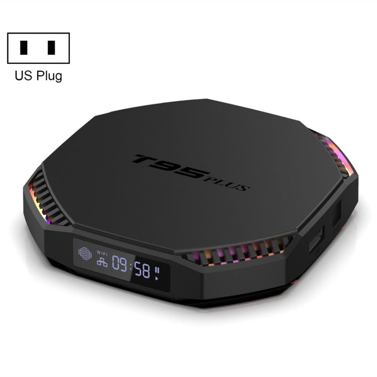 T95 Plus RK3566 Dual Wifi Bluetooth Smart TV Set Top Box, 8GB+64GB(US Plug) - RK3566 by PMC TechLife | Online Shopping South Africa | PMC TechLife | Buy Now Pay Later Mobicred