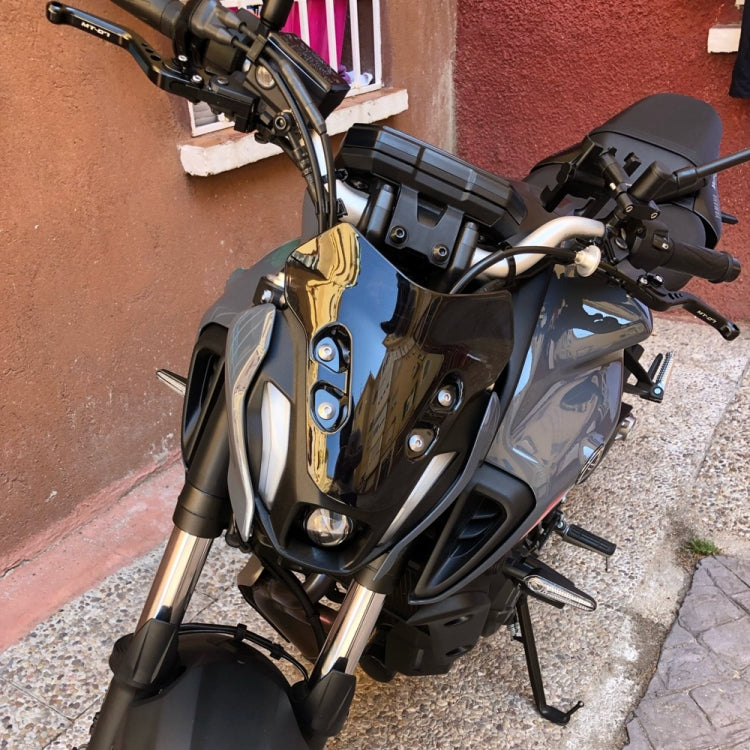 Motorcycle Airflow Deflector Windshield for Yamaha MT-07 2021(Transparent) - Ornamental Parts by PMC TechLife | Online Shopping South Africa | PMC TechLife | Buy Now Pay Later Mobicred