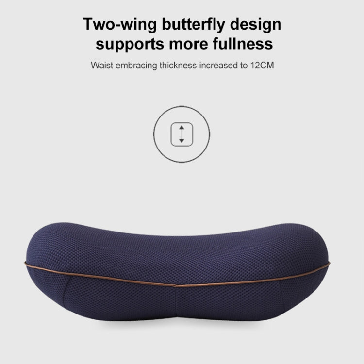 Office Memory Foam Cushion Lumbar Support Cushion(Navy Blue) - Cushions & Pillows by PMC TechLife | Online Shopping South Africa | PMC TechLife | Buy Now Pay Later Mobicred