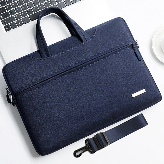 Handbag Laptop Bag Inner Bag with Shoulder Strap, Size:12 inch(Dark Blue) - Other by PMC Jewellery | Online Shopping South Africa | PMC Jewellery | Buy Now Pay Later Mobicred