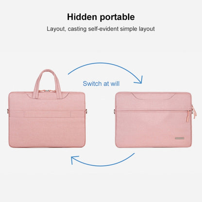 Handbag Laptop Bag Inner Bag with Shoulder Strap, Size:16.1 inch(Pink) - Other by PMC Jewellery | Online Shopping South Africa | PMC Jewellery | Buy Now Pay Later Mobicred