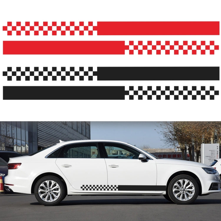 2 PCS/Set D-282 Waistline Pattern Car Modified Decorative Sticker(Blue) - Decorative Sticker by PMC Jewellery | Online Shopping South Africa | PMC Jewellery | Buy Now Pay Later Mobicred