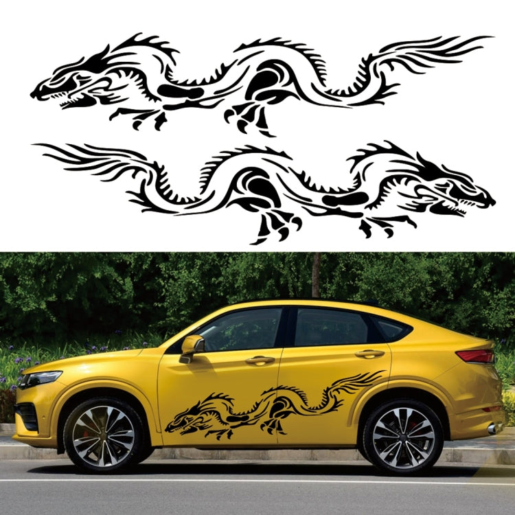 2 PCS/Set D-418 Dragon Totem Tribe Pattern Car Modified Decorative Sticker(Red) - Decorative Sticker by PMC TechLife | Online Shopping South Africa | PMC TechLife | Buy Now Pay Later Mobicred