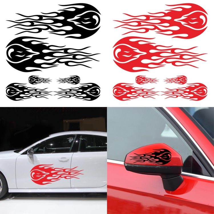 D-451 Car Modified Side Door Front Rear Bumpers Rearview Mirror Decorative Sticker(Yellow) - Decorative Sticker by PMC TechLife | Online Shopping South Africa | PMC TechLife | Buy Now Pay Later Mobicred