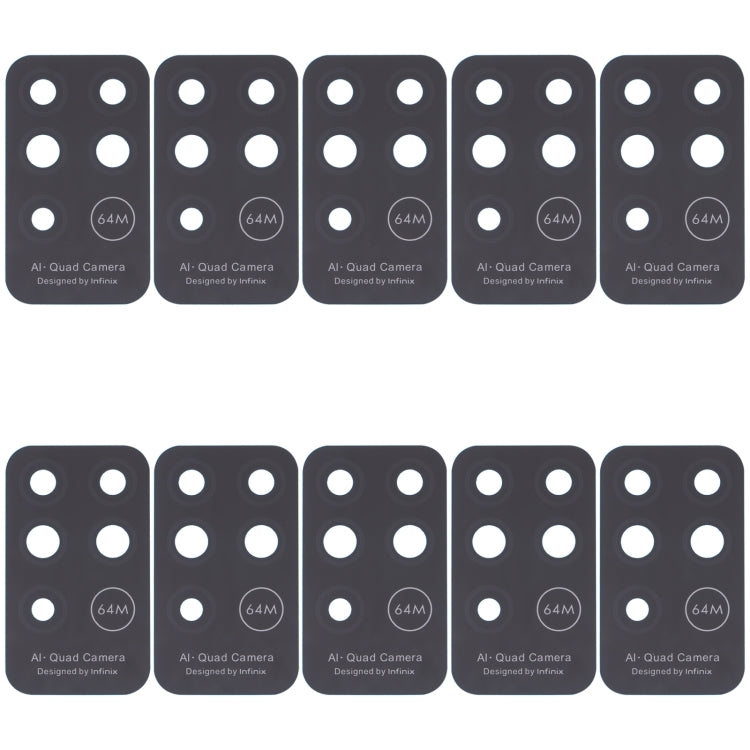 For Infinix Note 8 X692 10pcs Back Camera Lens - free shipping - PMC TechLife - Order now!