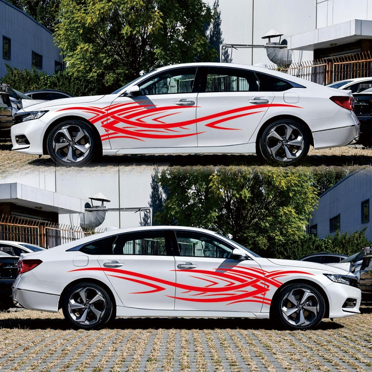 2 PCS/Set D-503 Totem Pattern Car Modified Decorative Sticker(Red) - Decorative Sticker by PMC TechLife | Online Shopping South Africa | PMC TechLife | Buy Now Pay Later Mobicred