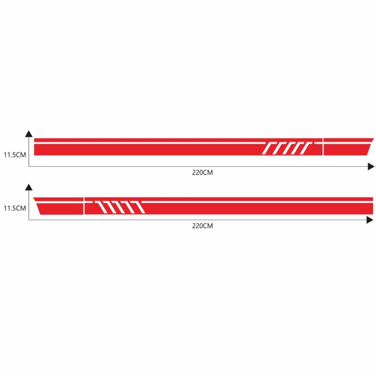 D-655 Universal Car Modified Decorative Sticker(Red) - Decorative Sticker by PMC Jewellery | Online Shopping South Africa | PMC Jewellery | Buy Now Pay Later Mobicred