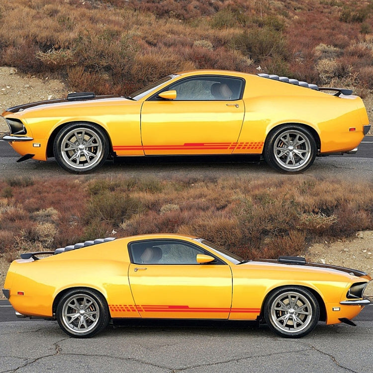 D-730 Stripe Pattern Car Modified Decorative Sticker(Red) - free shipping - PMC Jewellery - Order now!