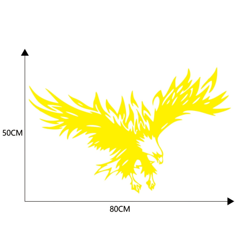 D-733 Eagle Pattern Car Modified Hood Decorative Sticker(Yellow) - Decorative Sticker by PMC TechLife | Online Shopping South Africa | PMC TechLife | Buy Now Pay Later Mobicred