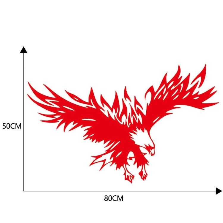 D-733 Eagle Pattern Car Modified Hood Decorative Sticker(Red) - Decorative Sticker by PMC TechLife | Online Shopping South Africa | PMC TechLife | Buy Now Pay Later Mobicred