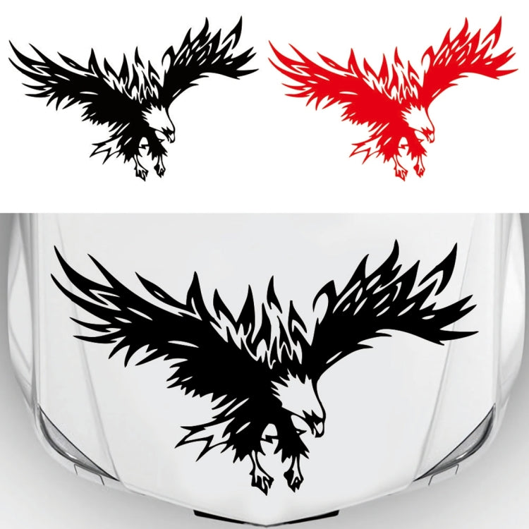 D-733 Eagle Pattern Car Modified Hood Decorative Sticker(White) - Decorative Sticker by PMC Jewellery | Online Shopping South Africa | PMC Jewellery | Buy Now Pay Later Mobicred