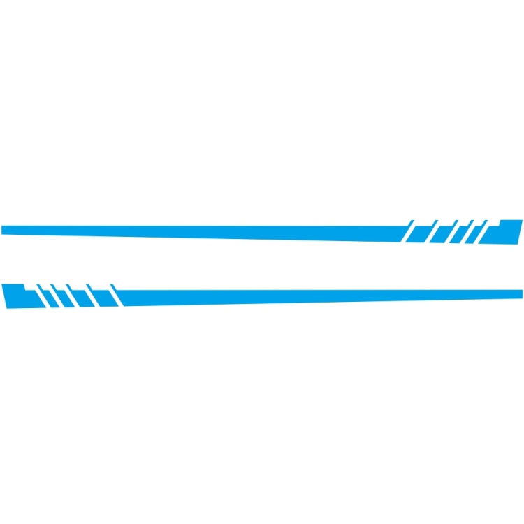 2 PCS/Set D-854 Stripe Pattern Car Modified Decorative Sticker(Blue) - Decorative Sticker by PMC Jewellery | Online Shopping South Africa | PMC Jewellery | Buy Now Pay Later Mobicred