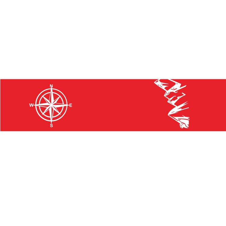 D-864 Compass Pattern Car Modified Decorative Sticker(Red) - Decorative Sticker by PMC TechLife | Online Shopping South Africa | PMC TechLife | Buy Now Pay Later Mobicred