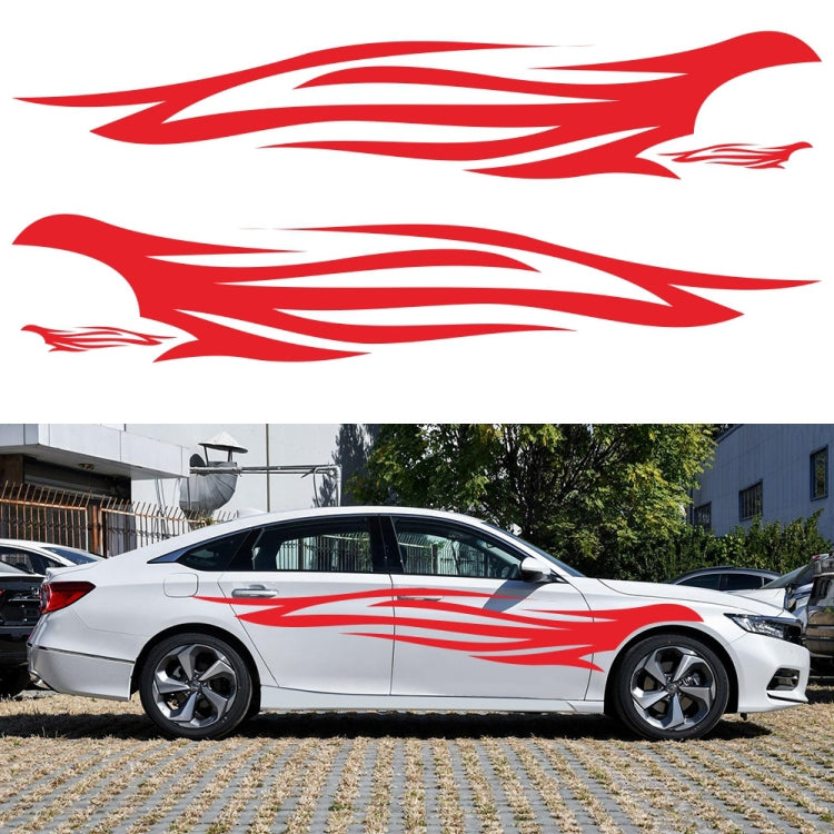 2 PCS/Set D-926 Fire Totem Pattern Car Modified Decorative Sticker(Red) - Decorative Sticker by PMC TechLife | Online Shopping South Africa | PMC TechLife | Buy Now Pay Later Mobicred