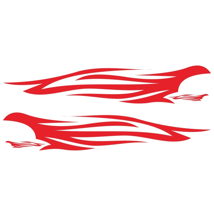 2 PCS/Set D-926 Fire Totem Pattern Car Modified Decorative Sticker(Red) - Decorative Sticker by PMC TechLife | Online Shopping South Africa | PMC TechLife | Buy Now Pay Later Mobicred