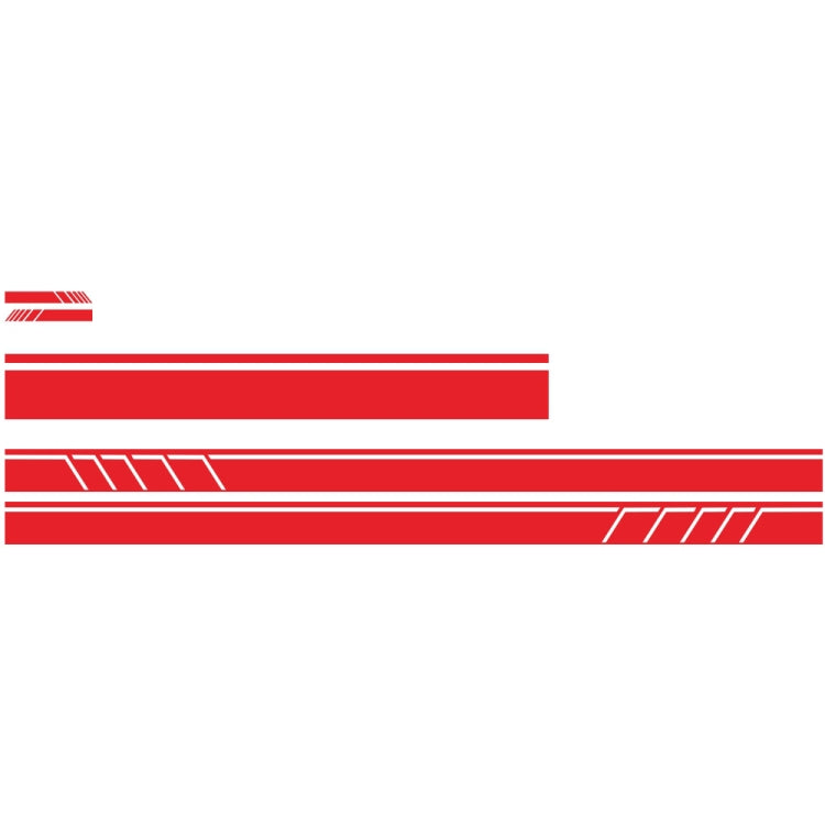 D-930 Lines Pattern Car Modified Decorative Sticker(Red) - free shipping - PMC TechLife - Order now!