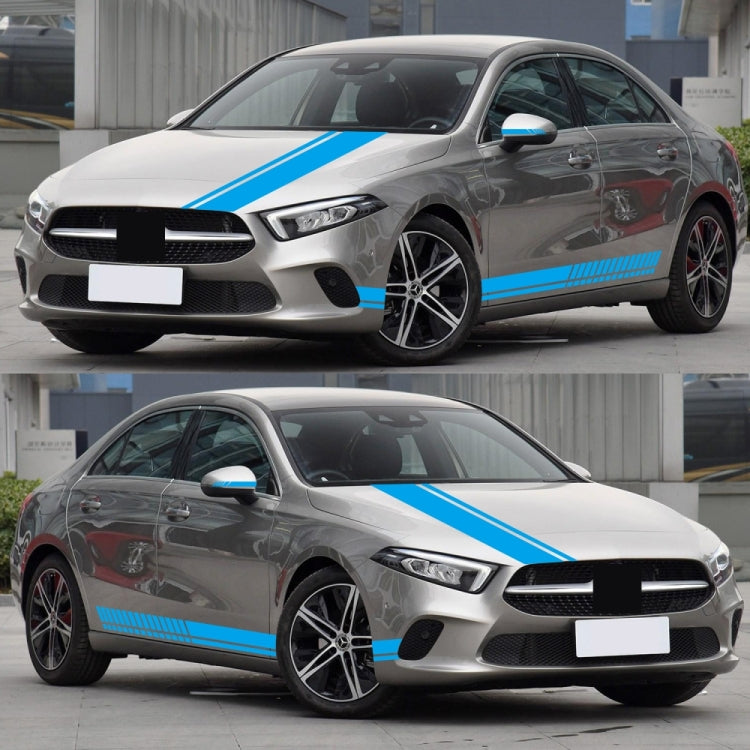 D-936 Stripe Pattern Car Modified Decorative Sticker(Blue) - Decorative Sticker by PMC Jewellery | Online Shopping South Africa | PMC Jewellery | Buy Now Pay Later Mobicred