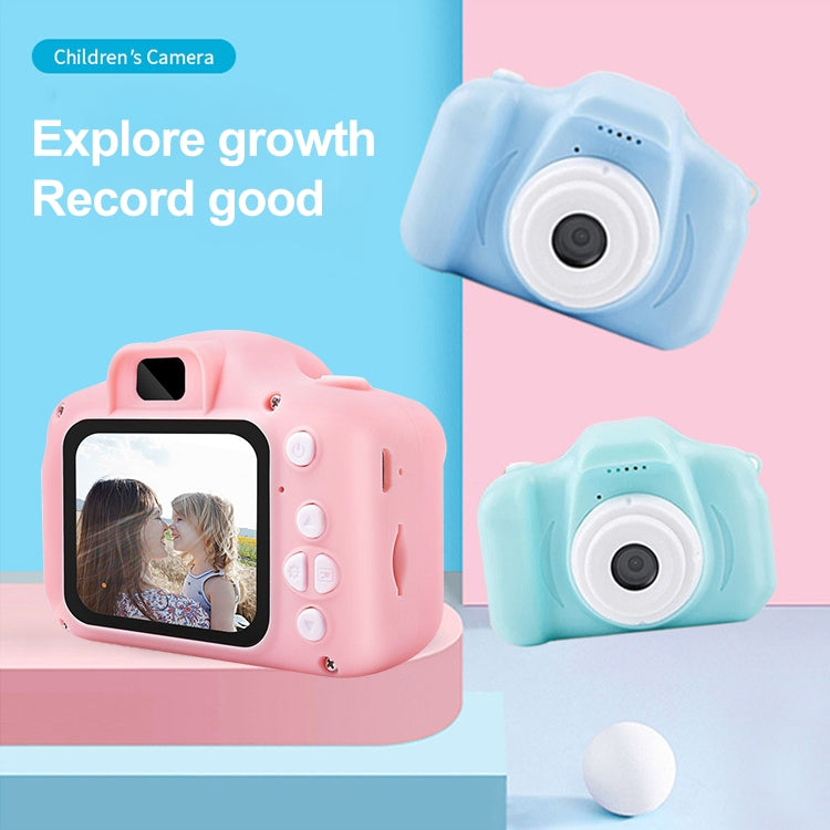 X2S 2.0 Inch LCD Screen Mini Children Camera Digital Camera, For:800W+32G Memory Card+Card Reader+Cartoon Sticker(Green) - Children Cameras by PMC TechLife | Online Shopping South Africa | PMC TechLife | Buy Now Pay Later Mobicred