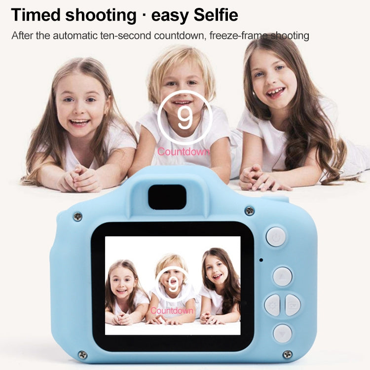 X2S 2.0 Inch LCD Screen Mini Children Camera Digital Camera, For:800W+32G Memory Card+Card Reader+Cartoon Sticker(Pink) - Children Cameras by PMC TechLife | Online Shopping South Africa | PMC TechLife | Buy Now Pay Later Mobicred