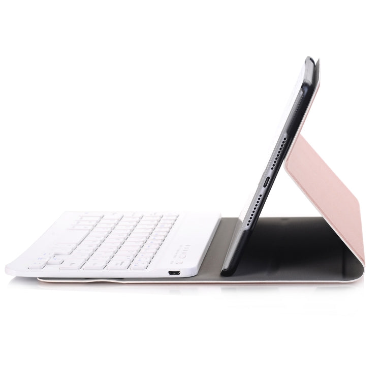 A290 For Galaxy Tab A 8.0 T290 / T295 (2019) Detachable Bluetooth Keyboard Leather Tablet Case with Stand Function(Rose Gold) - Samsung Keyboard by PMC Jewellery | Online Shopping South Africa | PMC Jewellery