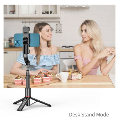 L12D Bluetooth Remote Control Detachable Fill Light Tripod Selfie Stick Phone Holder - Selfie Sticks by PMC Jewellery | Online Shopping South Africa | PMC Jewellery | Buy Now Pay Later Mobicred