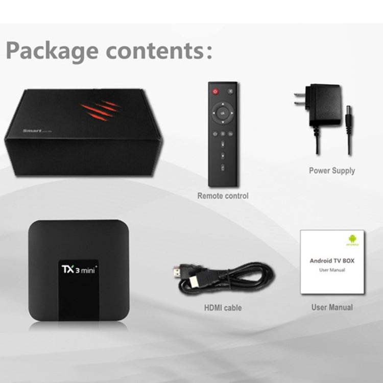 TX3 mini+  Android 11.0 Smart TV Box, Amlogic S905W2 Quad Core, Memory:4GB+64GB, 2.4GHz / 5GHz WiFi(EU Plug) - Amlogic S905 by PMC TechLife | Online Shopping South Africa | PMC TechLife | Buy Now Pay Later Mobicred