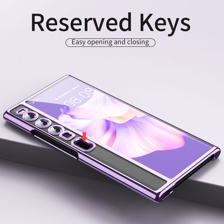 For Huawei Mate Xs 2 TPU Electroplating Full Coverage Protective Phone Case(Silver) - Huawei Cases by PMC TechLife | Online Shopping South Africa | PMC TechLife | Buy Now Pay Later Mobicred