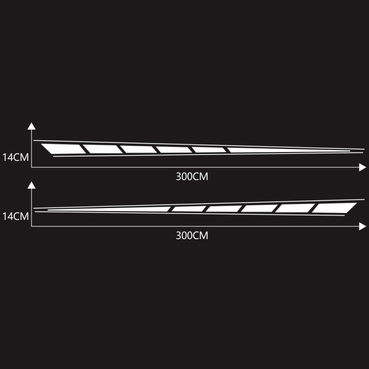 2 PCS/Set D-970 Checkered Flag Pattern Car Modified Decorative Sticker(White) - Decorative Sticker by PMC TechLife | Online Shopping South Africa | PMC TechLife | Buy Now Pay Later Mobicred