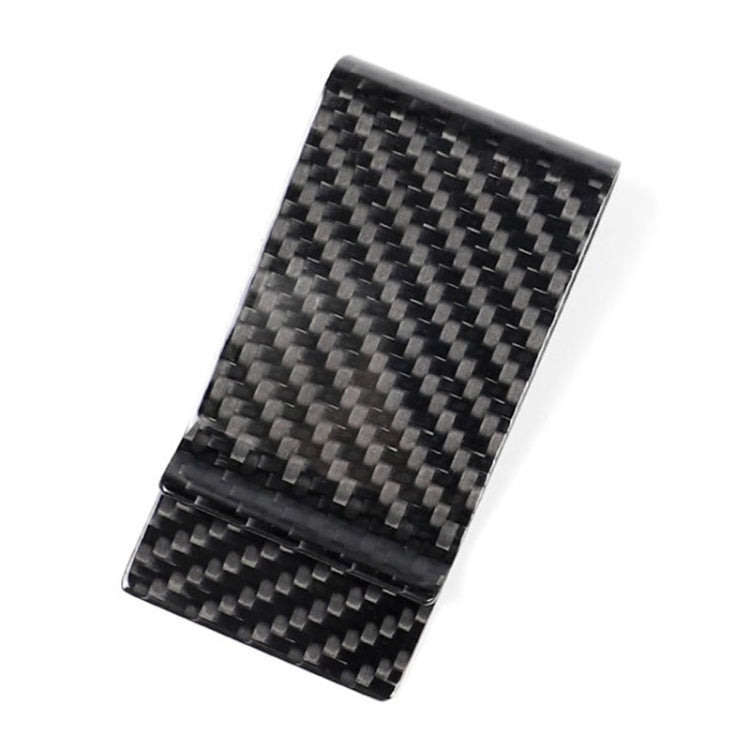 Car Carbon Fiber Card Holder Wallet Credit Card Clip(Polished) - Sunglasses & Glasses Clips by PMC TechLife | Online Shopping South Africa | PMC TechLife | Buy Now Pay Later Mobicred