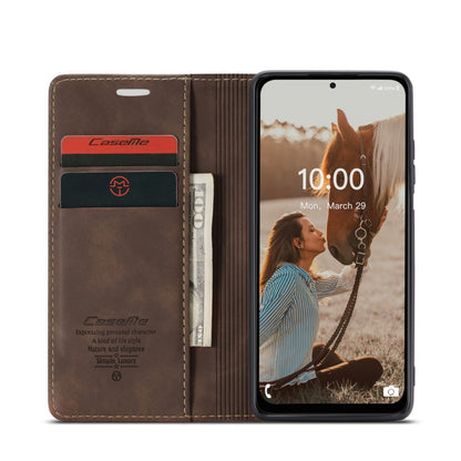 For Samsung Galaxy M53 5G CaseMe 013 Multifunctional Horizontal Flip Leather Phone Case(Coffee) - Galaxy Phone Cases by CaseMe | Online Shopping South Africa | PMC Jewellery | Buy Now Pay Later Mobicred