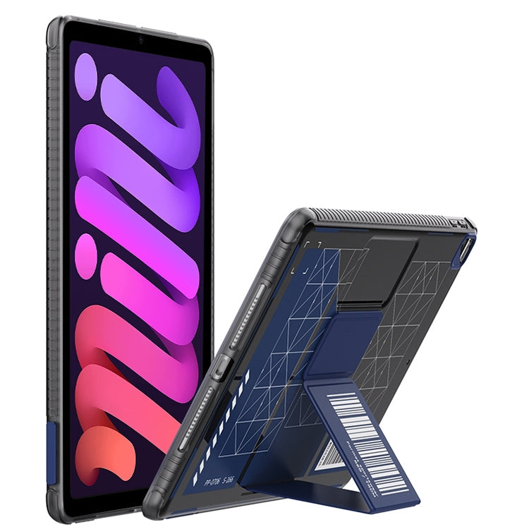 For iPad mini 6 / mini 2024 Mutural XingTu Series Tablet Case with Holder(Dark Blue) - free shipping - PMc TechLife - Order now!
